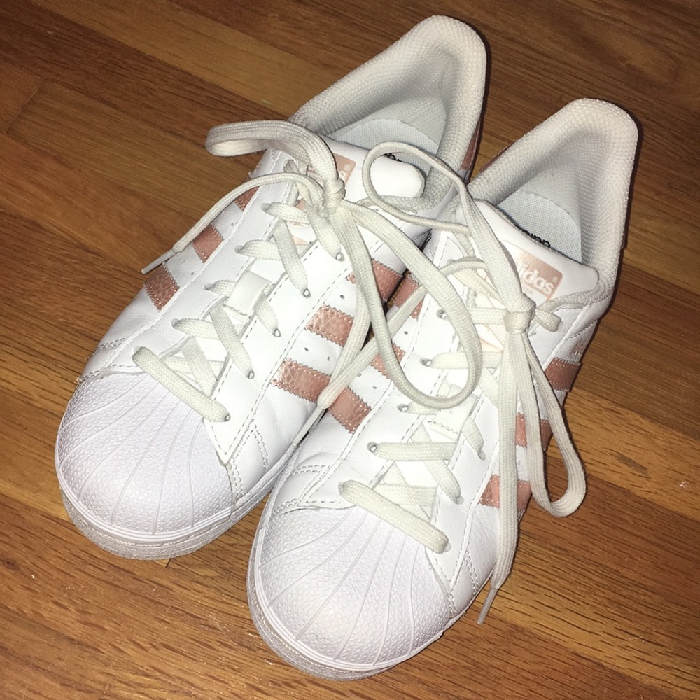 Adidas Superstar Pink Stripe